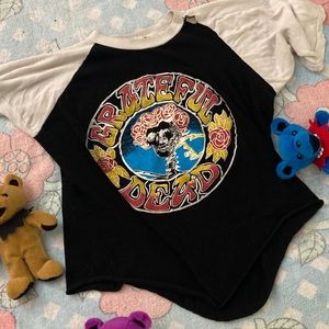 🌈✨Vintage 1980’s Grateful Dead Raglan 💀🌹⚡️